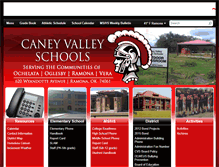 Tablet Screenshot of caneyvalleyschool.org